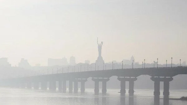 В сети появилась карта загрязнения воздуха в Киеве