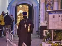 В Киево-Печерскую лавру привезли ночью благодатный огонь из Иерусалима 
