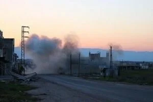СМИ: Режим Асада сбрасывает на Дераа бочковые бомбы