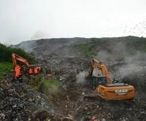 Под Львовом вновь горел полигон бытовых отходов