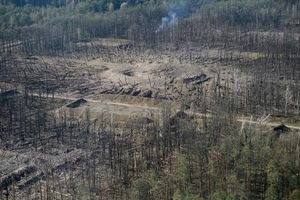 Взрывы в Калиновке: Гройсман с вертолета показал масштабы разрушений (фото)