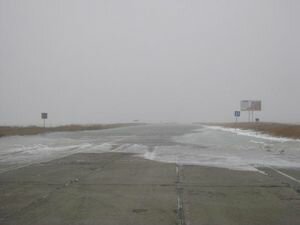 В Херсонской области стихия "отрезала" путь на Арабатскую стрелку