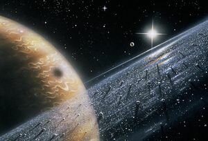 NASA показало впечатляющее фото мощнейшего урагана на Юпитере 