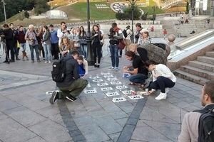 В Киеве прошла акция памяти погибших журналистов
