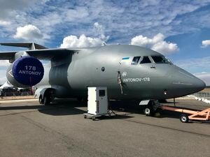Украинский Ан-178 совершил демонстрационный полет в небе Великобритании (видео)