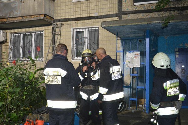 В Днепре произошел пожар в многоэтажном доме, есть пострадавший
