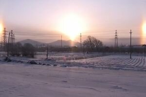 Солнечный "нимб": в Китае наблюдали редкое природное явление