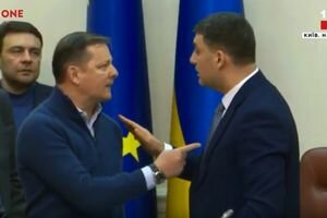 Кабмин решил продлить контракт с Коболевым еще на год, из-за чего Ляшко устроил перепалку с Гройсманом