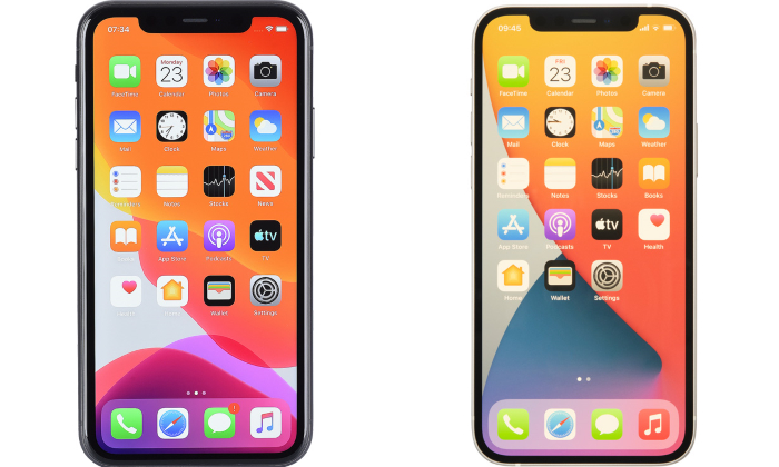 Сравнение дисплеев iPhone 12 и iPhone 13